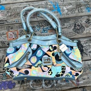 VTG NWT Coach Multicolor Patterned Women's Bag Y2K